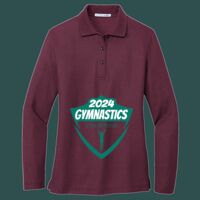 Women's Silk Touch Long Sleeve Polo Thumbnail