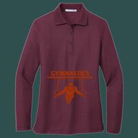 Women's Silk Touch Long Sleeve Polo Thumbnail