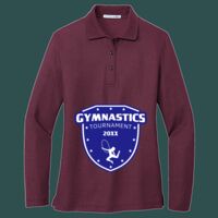 Women's Silk Touch Long Sleeve Polo Thumbnail