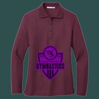 Women's Silk Touch Long Sleeve Polo Thumbnail