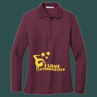 Women's Silk Touch Long Sleeve Polo Thumbnail