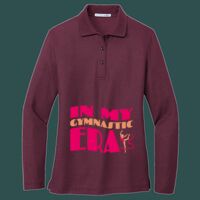 Women's Silk Touch Long Sleeve Polo Thumbnail