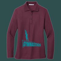 Women's Silk Touch Long Sleeve Polo Thumbnail