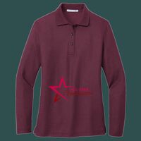 Women's Silk Touch Long Sleeve Polo Thumbnail