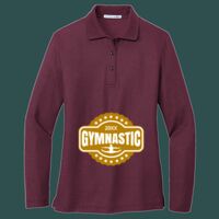Women's Silk Touch Long Sleeve Polo Thumbnail