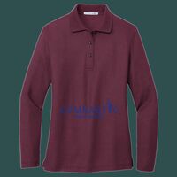 Women's Silk Touch Long Sleeve Polo Thumbnail