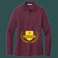 Women's Silk Touch Long Sleeve Polo Thumbnail