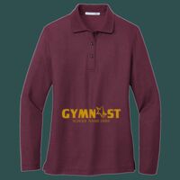 Women's Silk Touch Long Sleeve Polo Thumbnail