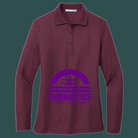 Women's Silk Touch Long Sleeve Polo Thumbnail