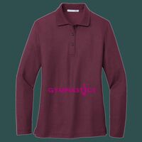Women's Silk Touch Long Sleeve Polo Thumbnail