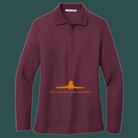 Women's Silk Touch Long Sleeve Polo Thumbnail