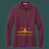 Women's Silk Touch Long Sleeve Polo Thumbnail