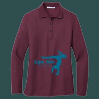 Women's Silk Touch Long Sleeve Polo Thumbnail