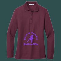 Women's Silk Touch Long Sleeve Polo Thumbnail