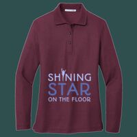 Women's Silk Touch Long Sleeve Polo Thumbnail