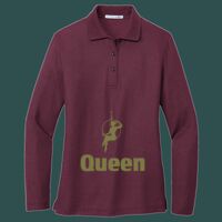 Women's Silk Touch Long Sleeve Polo Thumbnail