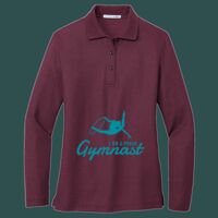 Women's Silk Touch Long Sleeve Polo Thumbnail