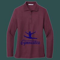 Women's Silk Touch Long Sleeve Polo Thumbnail