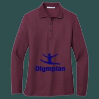 Women's Silk Touch Long Sleeve Polo Thumbnail