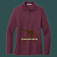 Women's Silk Touch Long Sleeve Polo Thumbnail