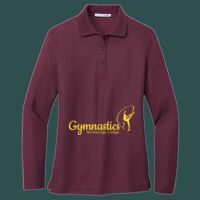Women's Silk Touch Long Sleeve Polo Thumbnail