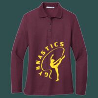 Women's Silk Touch Long Sleeve Polo Thumbnail