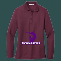 Women's Silk Touch Long Sleeve Polo Thumbnail