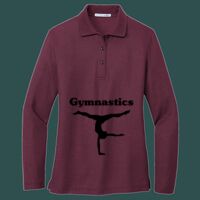 Women's Silk Touch Long Sleeve Polo Thumbnail