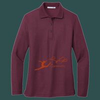 Women's Silk Touch Long Sleeve Polo Thumbnail