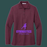 Women's Silk Touch Long Sleeve Polo Thumbnail
