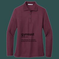 Women's Silk Touch Long Sleeve Polo Thumbnail
