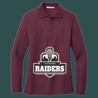 Women's Silk Touch Long Sleeve Polo Thumbnail