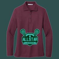 Women's Silk Touch Long Sleeve Polo Thumbnail