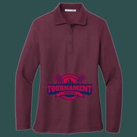 Women's Silk Touch Long Sleeve Polo Thumbnail