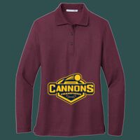 Women's Silk Touch Long Sleeve Polo Thumbnail