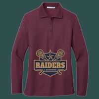 Women's Silk Touch Long Sleeve Polo Thumbnail
