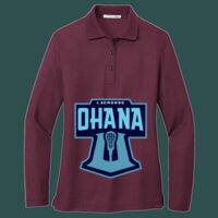 Women's Silk Touch Long Sleeve Polo Thumbnail