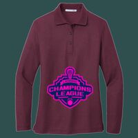 Women's Silk Touch Long Sleeve Polo Thumbnail