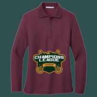 Women's Silk Touch Long Sleeve Polo Thumbnail