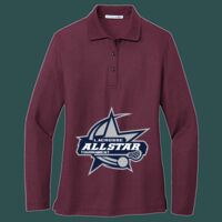 Women's Silk Touch Long Sleeve Polo Thumbnail