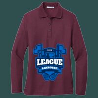 Women's Silk Touch Long Sleeve Polo Thumbnail