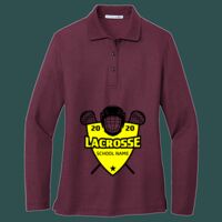 Women's Silk Touch Long Sleeve Polo Thumbnail