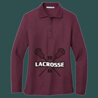 Women's Silk Touch Long Sleeve Polo Thumbnail