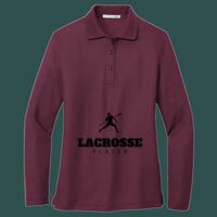 Women's Silk Touch Long Sleeve Polo Thumbnail
