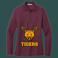 Women's Silk Touch Long Sleeve Polo Thumbnail