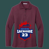 Women's Silk Touch Long Sleeve Polo Thumbnail