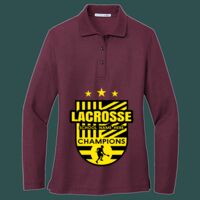 Women's Silk Touch Long Sleeve Polo Thumbnail