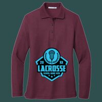 Women's Silk Touch Long Sleeve Polo Thumbnail