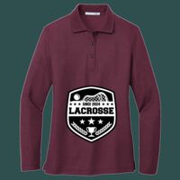 Women's Silk Touch Long Sleeve Polo Thumbnail