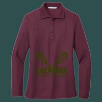 Women's Silk Touch Long Sleeve Polo Thumbnail